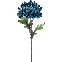 横浜ディスプレイミュージアム 造花 インディゴマムショート 12本入 ブルー FA -7123（直送品）