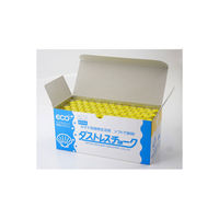 ダストレスチョーク 黄 DCC-72-Y 1箱（72本入） 日本理化学工業（わけあり品）