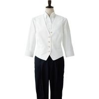 セブンユニフォーム ベスト ホワイト 9号 CJ4339-0 1点（直送品）