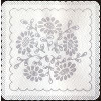 プライコースター 白 6163 1袋（100枚） 大黒工業（直送品）