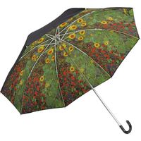 ユーパワー 名画折りたたみ傘～晴雨兼用～（クリムト「サンフラワー」） AU-02509（直送品）