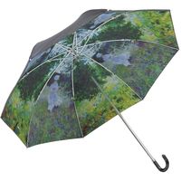 ユーパワー 名画折りたたみ傘～晴雨兼用～（モネ「散歩」） AU-02512（直送品）