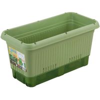 【園芸用品】グリーンパル 給水式菜園プランター 650型コロ付 1個 ガーデニング