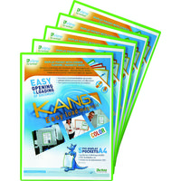 TARIFOLD カング イージーロード マグネットタイプ A5 5枚入り グリーン 194725 1セット(5枚) 149-1446（直送品）