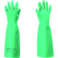 アンセル・ヘルスケア・ジャパン アンセル 耐溶剤作業手袋 アルファテック ソルベックス厚手ロング 37ー185 Mサイズ 37-185-8 1双（直送品）