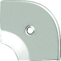アシスト ASSIST ヘの字押え 床金物20ー102LN コーナー ステンレス 入隅 53×53mm 20-102LN52 1個（直送品）