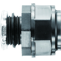 三桂製作所 SANKEI ケイフレックス用 コネクタ ノックアウト接続用 樹脂性/黒色品 管用平行おねじ付き KMBGP22 1個（直送品）