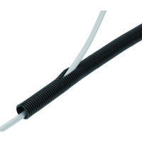 三桂製作所 SANKEI サンフレキROBO スリット付 標準タイプ 黒色 N2S25 1巻 159-2227（直送品）