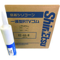 信越化学工業 信越 一般電気用RTVゴム 白 330ml KE44W-330 1本 814-8133（直送品）