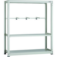 TRUSCO スチールラック M3型中量棚 900X571XH1800 3段 アーム1段 単体 M3-6363-A1 1台(1個)（直送品）