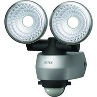ムサシ ライテックス 7.5W 2灯 LEDセンサーライト LED-AC315 1台 161-0034（直送品）