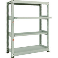 TRUSCO スチールラック M3型中量棚 1200×471×H1500 4段うちスライド2段 単体 M3-5452M2 1台(1個)（直送品）