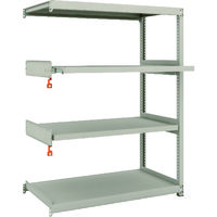 TRUSCO スチールラック M2型軽中量棚 1160×600×H1500 4段うちスライド2段 連結 M2-5462M2B（直送品）