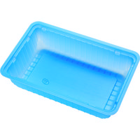 トラスコ中山 TRUSCO PPトレー 角 青 1マス 底面159X91 PPTSB-159X91 1袋(10枚) 161-3382（直送品）