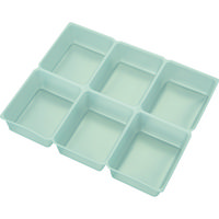 トラスコ中山 PPトレー 角 ミシン目付き 6マス 51X66 PPTSM-51X66 1袋(20枚) 161-3379