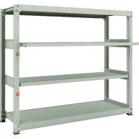 TRUSCO スチールラック M3型中量棚 1800×571×H1500 4段うちスライド2段 単体 M3-5662M2 1台(1個)（直送品）