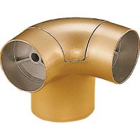 シロクマ SHIROKUMA 手すり用接続金具 ユニバーサルブラケットコーナー 35φ AG BR-178-35-AG 1個（直送品）