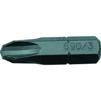 GEDORE スクリュードライバービット 690 1/4 PH2 25mm 6541320 1パック(10本) 149-4182（直送品）