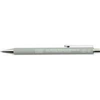ニトムズ STALOGY 低粘度油性ボールペン 0.7mm グレー S5114 1本 158-1309（直送品）