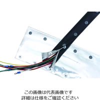 トラスコ中山 電磁波シールド結束チューブ ホックタイプ 15Φ5m OTF-15-5-R2 1巻 183-2536