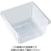 トラスコ中山 TRUSCO 【売切廃番】PET製超耐寒小型容器 70X70X35mm 透明 100枚 PETY-7070 1袋(100個)（直送品）