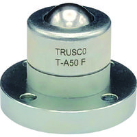 トラスコ中山 TRUSCO ボールキャスター 切削加工品 フランジタイプ T-A50F 1個 161-4251（直送品）