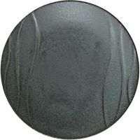 金正陶器 フリゼ20cmデザート（黒滴） 58058371 1セット（3個）（直送品）