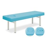 高田ベッド製作所 オメガ式DXベッド 幅70×長さ180×高さ50cm スカイブルー TB-934 1個 61-3488-85（直送品）