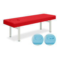 高田ベッド製作所 オメガ式DXベッド 幅70×長さ180×高さ50cm レッド TB-934 1個 61-3488-91（直送品）