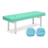 高田ベッド製作所 オメガ式DXベッド 幅70×長さ180×高さ55cm ライトグリーン TB-934 1個 61-3488-96（直送品）