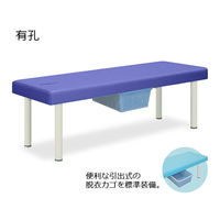 高田ベッド製作所 有孔DXベッド・CP型カゴ付 幅65×長さ180×高さ60cm ライトブルー TB-932U 1個 61-4366-81（直送品）