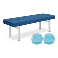 高田ベッド製作所 オメガ式DXベッド 幅70×長さ180×高さ60cm メディブルー TB-934 1個 61-3489-24（直送品）