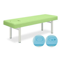 高田ベッド製作所 オメガ式DXベッド 幅70×長さ180×高さ60cm ライムグリーン TB-934 1個 61-3489-26（直送品）