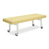 高田ベッド製作所 有孔キャスター付DXベッド 幅70×長さ180×高さ55cm ライトグリーン TB-926U 1個 61-4333-71（直送品）
