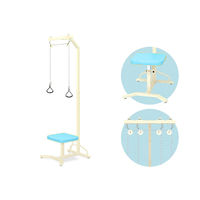 高田ベッド製作所 M型上肢運動台 幅66×奥行68×高さ228cm スカイブルー TB-888 1個 61-3501-51（直送品）