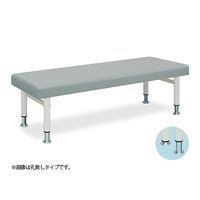 高田ベッド製作所 有孔外脚ハイローDXベッド 幅65×長さ180×高さ50/60cm メディグリーン TB-953U 1個 61-4326-72（直送品）