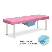 高田ベッド製作所 DXベッド・CP型カゴ付 幅65×長さ180×高さ55cm ピンク TB-932 1個 61-4365-19（直送品）