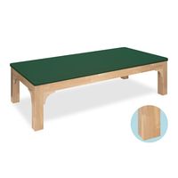 高田ベッド製作所 ワイドモクマット 幅85×長さ180×高さ60cm スカイブルー TB-1242 1個 61-4591-07（直送品）