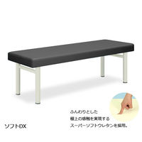 高田ベッド製作所 ソフトDX 幅60×長さ180×高さ55cm 黒 TB-459 1個 61-4300-69（直送品）