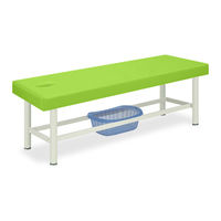 高田ベッド製作所 有孔外脚DXベッドー2 幅65×長さ180×高さ60cm 抹茶 TB-122U 1個 61-4309-68（直送品）