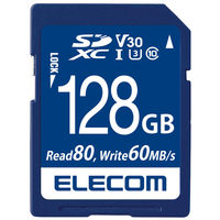 エレコム データ復旧サービスSDカード V30 UHS-I U3 128GB MF-FS128GU13V3R 1個