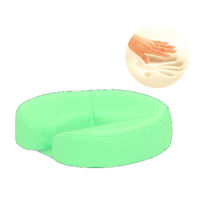 高田ベッド製作所 低反発フェイス 幅29×奥行29×高さ8cm ライトグリーン TB-77C-160 1個 61-3726-65（直送品）