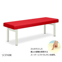 高田ベッド製作所 ソフトDX 幅65×長さ180×高さ60cm レッド TB-459 1個 61-4302-12（直送品）