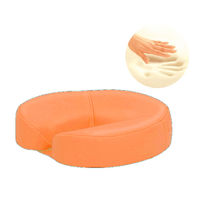 高田ベッド製作所 低反発フェイス 幅29×奥行29×高さ8cm オレンジ TB-77C-160 1個 61-3726-70（直送品）