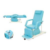 高田ベッド製作所 電動治療チェアー(アジャスター付き) 幅52×長さ190×高さ55cm メディグリーン TB-577-02 1個（直送品）