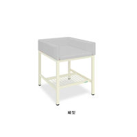 オムツ交換台(縦型) 幅60(全幅70)×奥行90(全奥行95)×高さ85(全高103)cm グレー TB-721-01 1個（直送品）