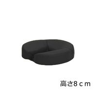 高田ベッド製作所 ニューフェイス 幅29×奥行29×高さ8cm 黒 TB-77C-126 1個 61-3726-31（直送品）