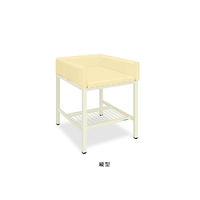 オムツ交換台(縦型) 幅60(全幅70)×奥行80(全奥行85)×高さ80(全高98)cm クリーム TB-721-01 1個（直送品）