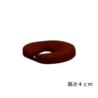 高田ベッド製作所 ニューフェイス 幅29×奥行29×高さ4cm 茶 TB-77C-126 1個 61-3726-14（直送品）