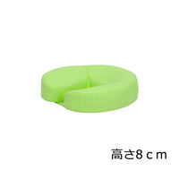 高田ベッド製作所 ニューフェイス 幅29×奥行29×高さ8cm ライムグリーン TB-77C-126 1個 61-3726-44（直送品）